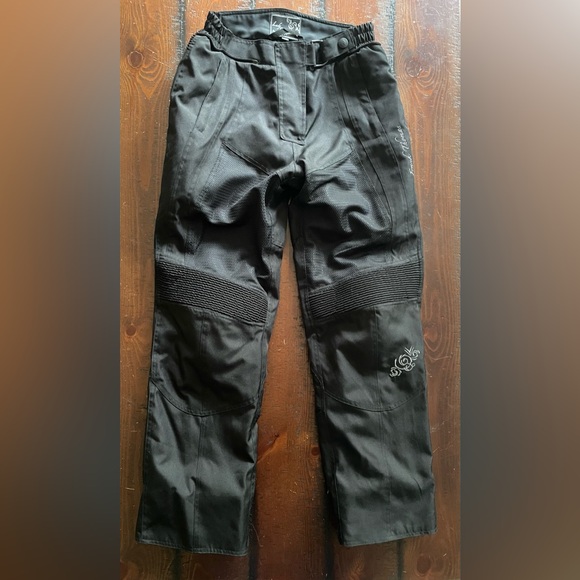 Lady Racer By Frank Thomas motorcycle racing motocross biker riding pants sz XS